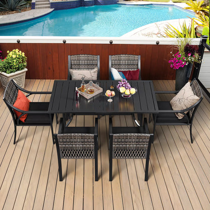 Ciara 7 Pieces Outdoor Patio Dining Set