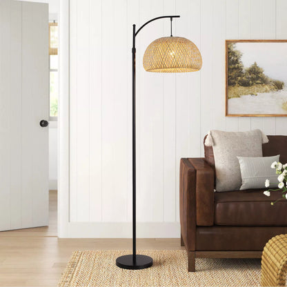Bamboo Living Room Standing Floor Lamp