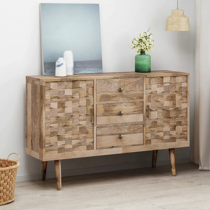 Kyle Solid Wood Sideboard Buffet Cabinet