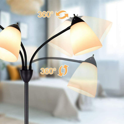 3 Bulb Modern Living Room Floor Lamp