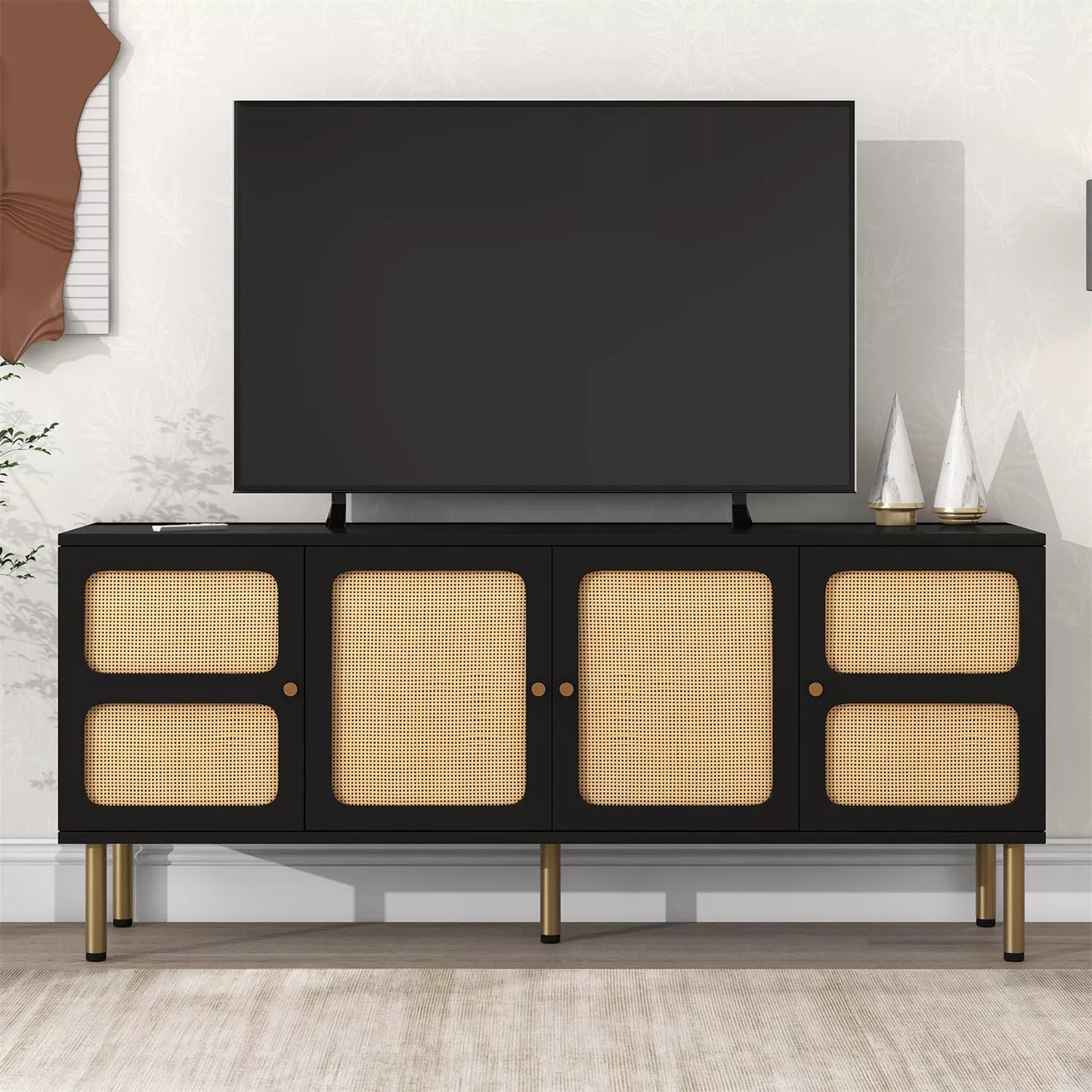 Eryn Rattan TV Media Cabinet Console