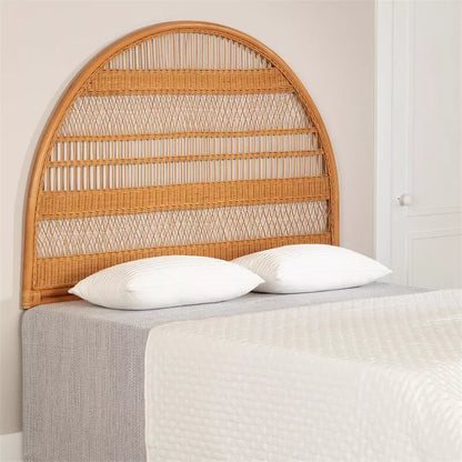 Howe Queen Rattan Wicker Bed Headboard