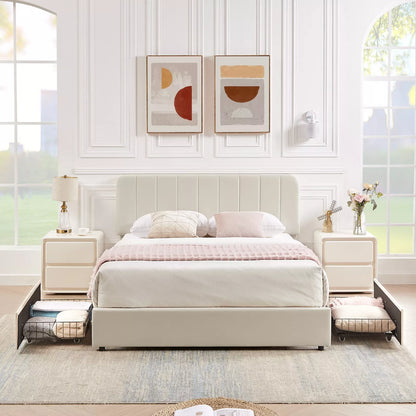 Diaz Plateform Bed Frame With Storage