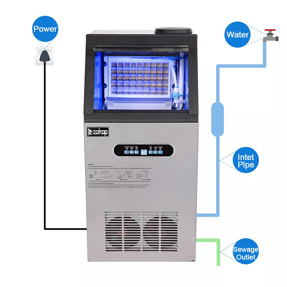 150lb Large Capacity Ice Maker Machine