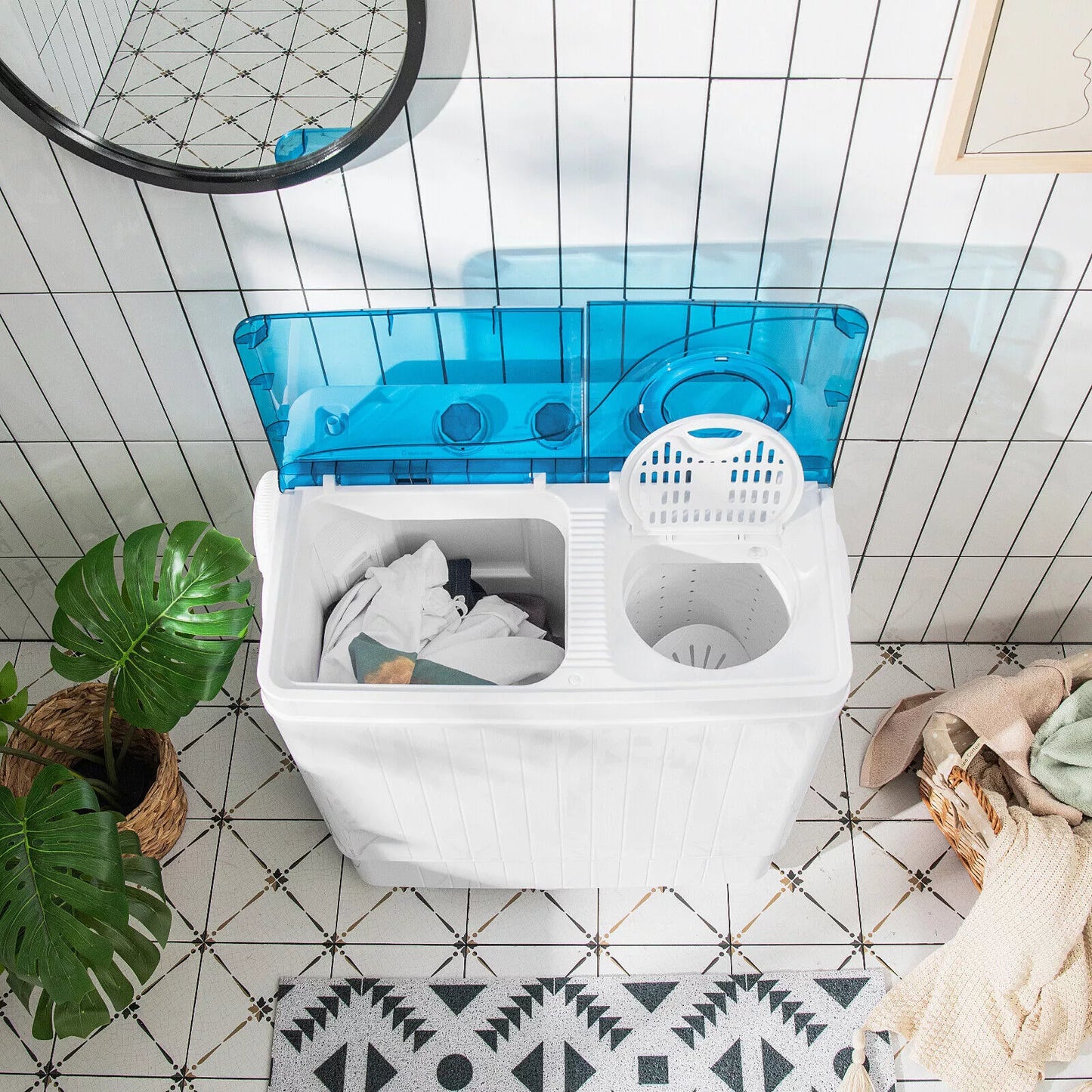 6.5KG Portable Washing Machine & Spin Dryer