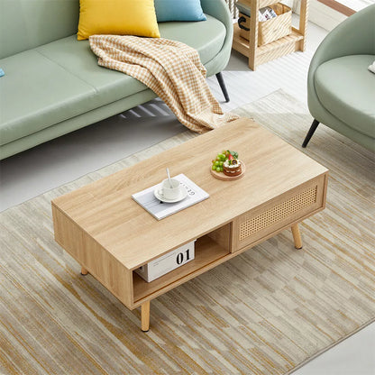 Anaya Rattan Coffee Table