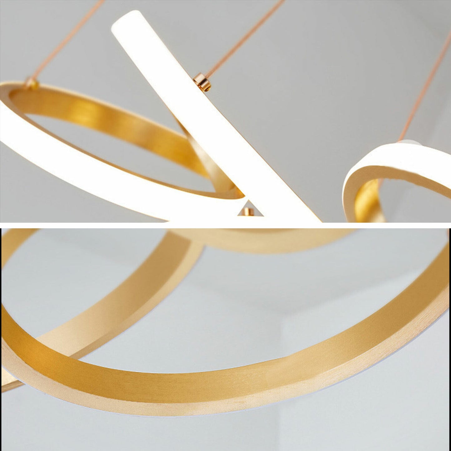 Infinity Curl Modern Dining Room Chandelier