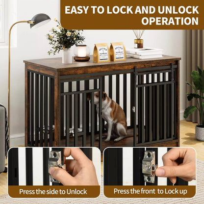 Nora Large Dog Crates Furniture