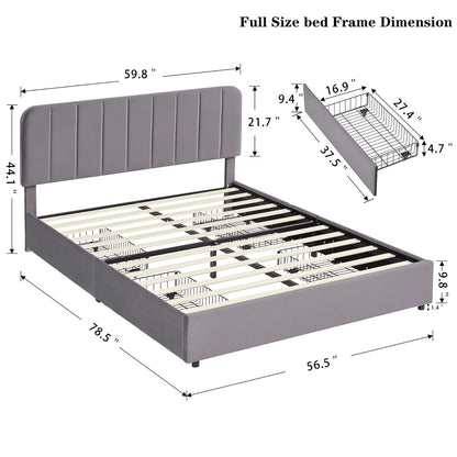 Diaz Plateform Bed Frame With Storage