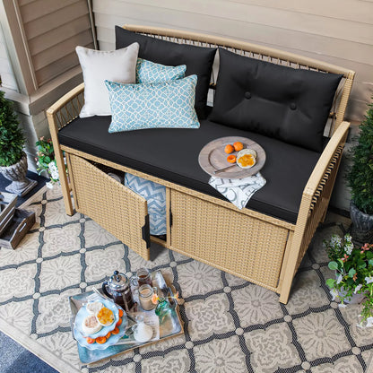 Hughes Outdoor Storage Garden Bench