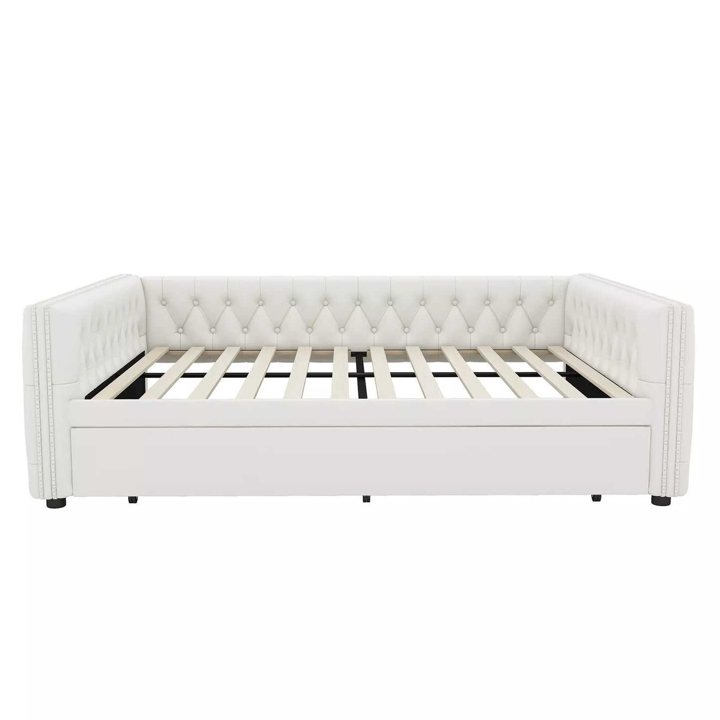 Monty Full Upholstered Trundle Daybed