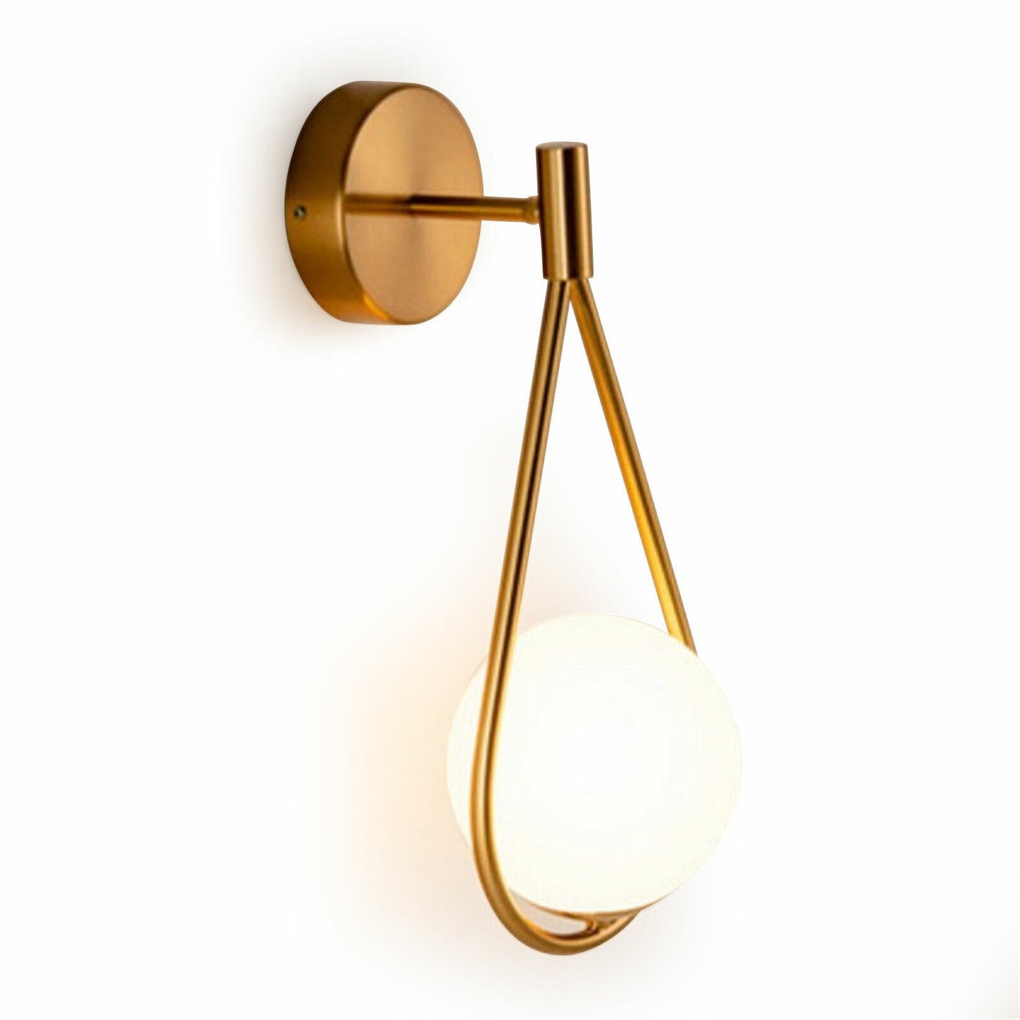 Hook Globe Modern Wall Scone Light