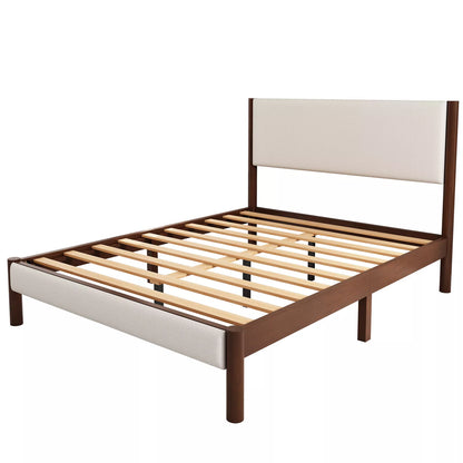 May Queen Size Mid Century Bed Frame