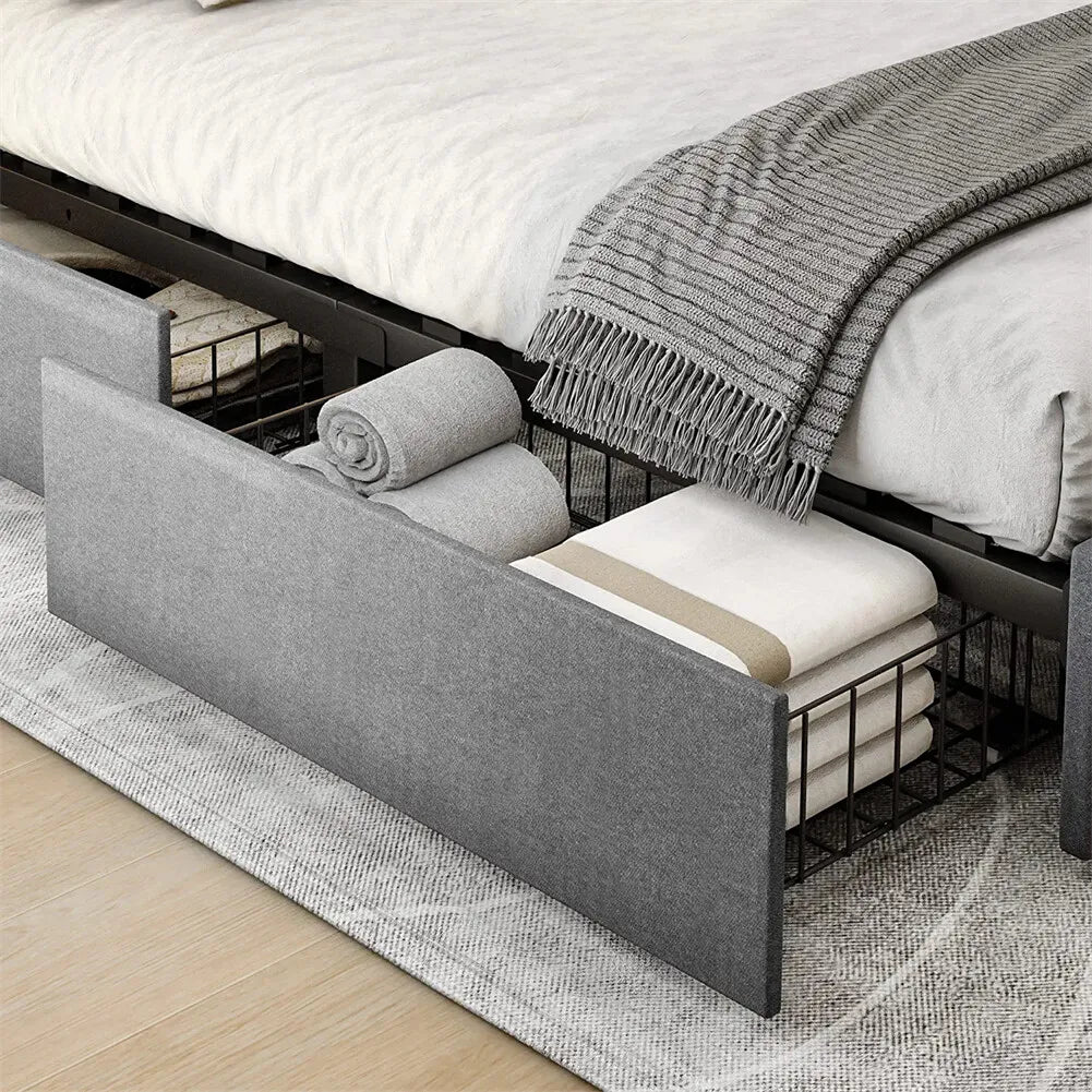 Orla Queen Plateform Bed Frame With Storage