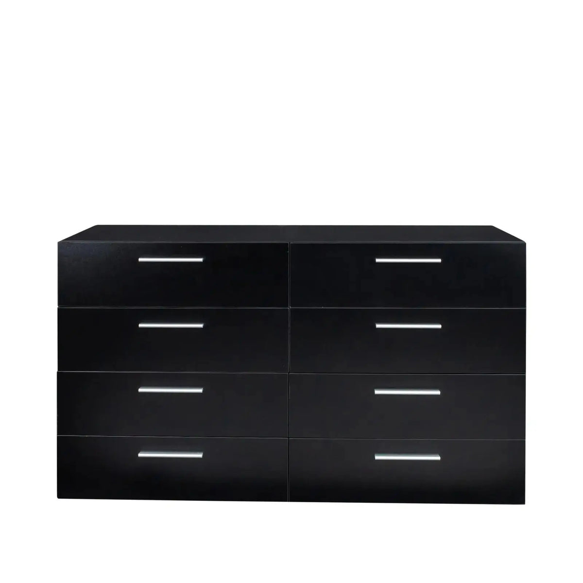 Pre Modern 8 Rack Noah Black Modern 8 Drawer Chest Dresser