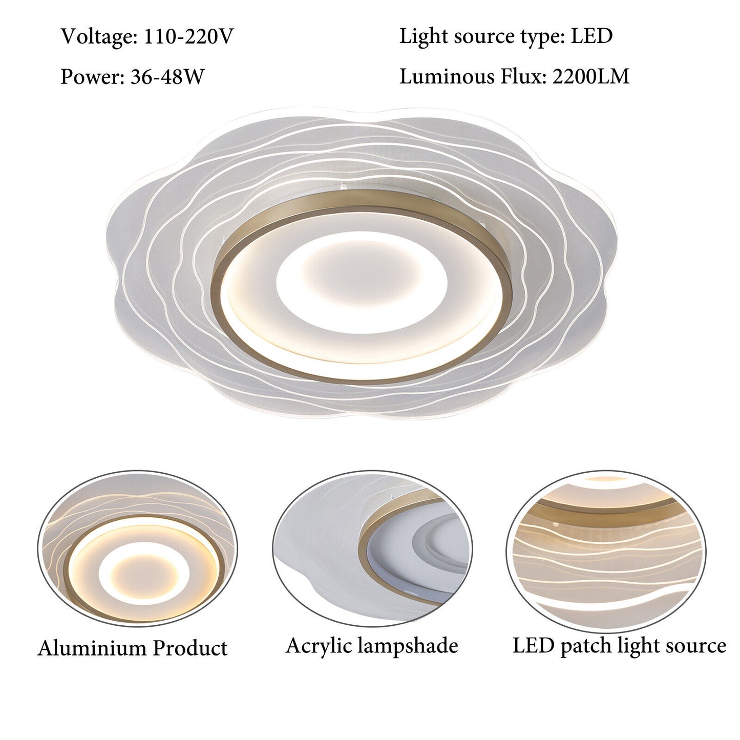 Ring Flush Mount Ceiling Light