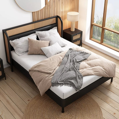 Leia Queen Size Rattan Bed Frame