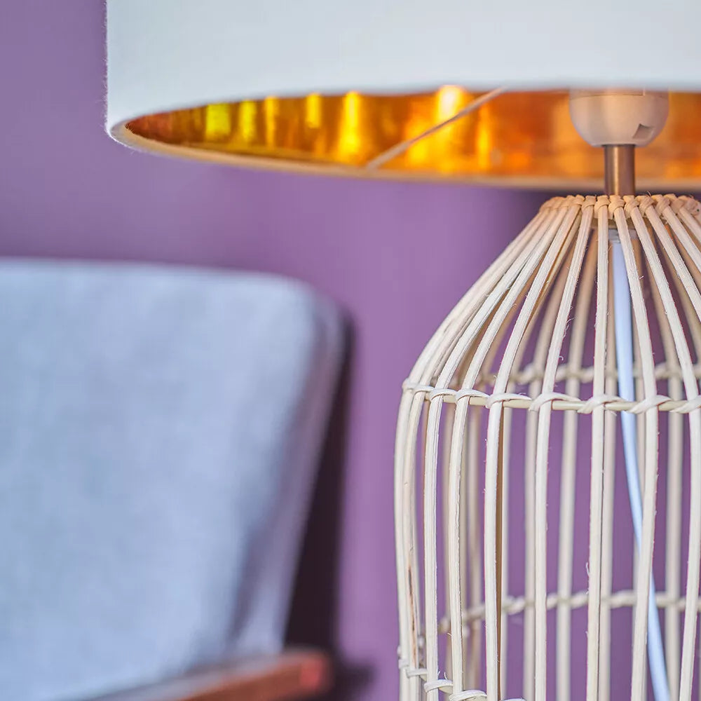 Rattan Wicker Table Lamp