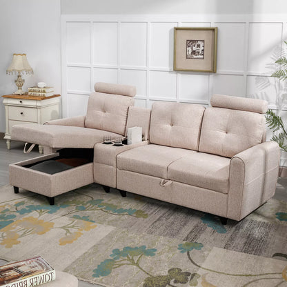 L Shaped Sectional Couch With Storage