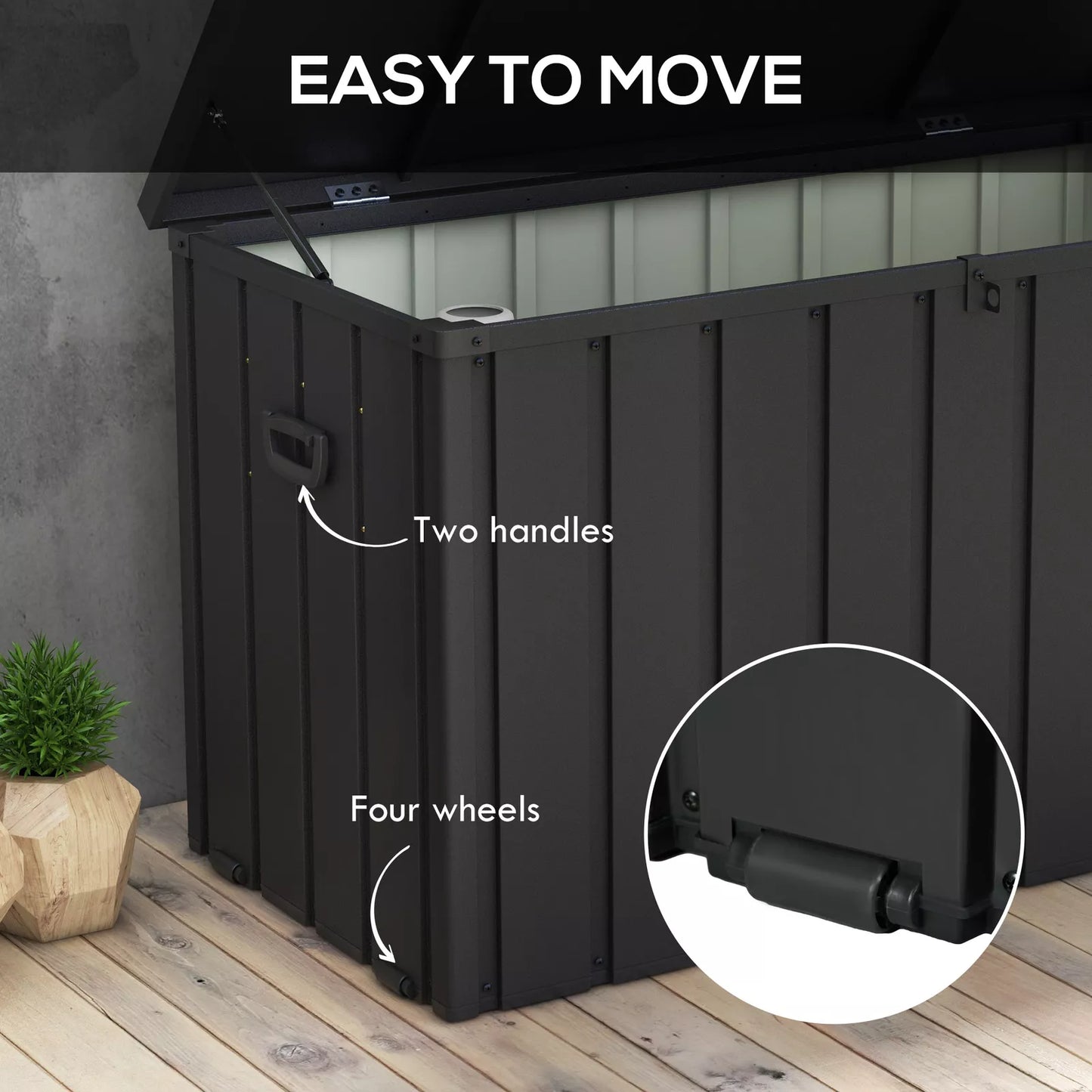 450L Outdoor Waterproof Storage Box