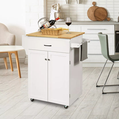 Hurst Small Rolling Kitchen Island