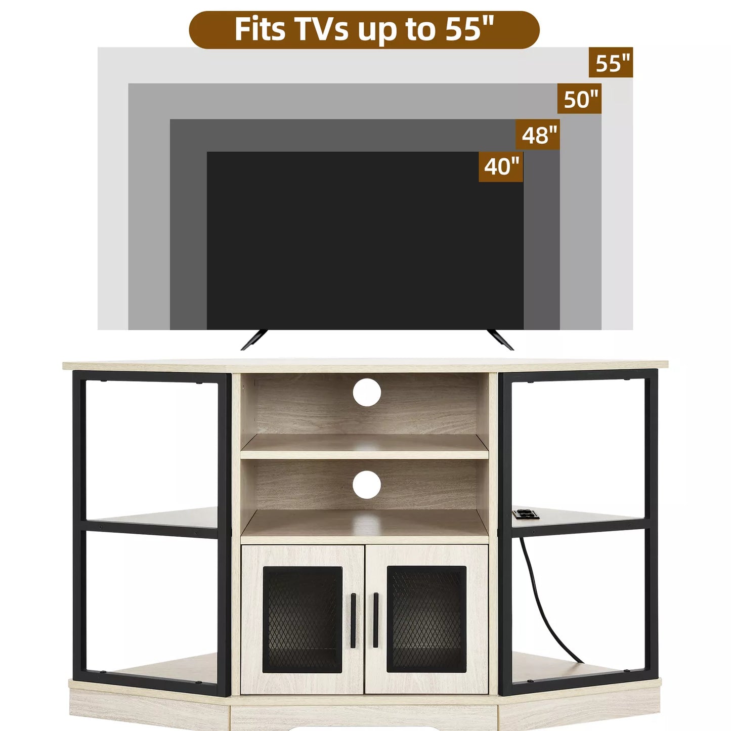 Pippa Corner Entertainment TV Stand