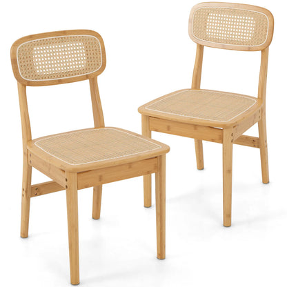 Rocha Mid Century Rattan Dining Chair (Set of 2)