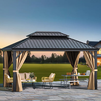 12x16 Outdoor Patio Hard Top Gazebo