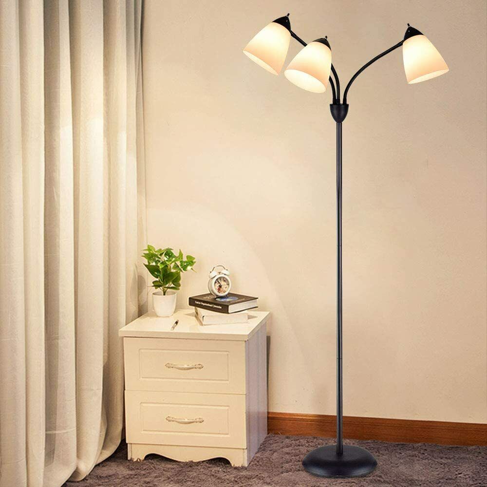 3 Bulb Modern Living Room Floor Lamp