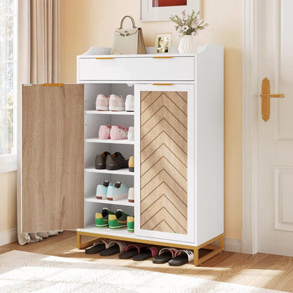 Medina Narrow Entryway Shoe Cabinet