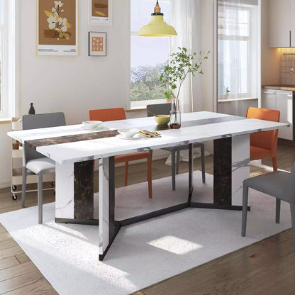 Rafe Marble Dining Table For 8