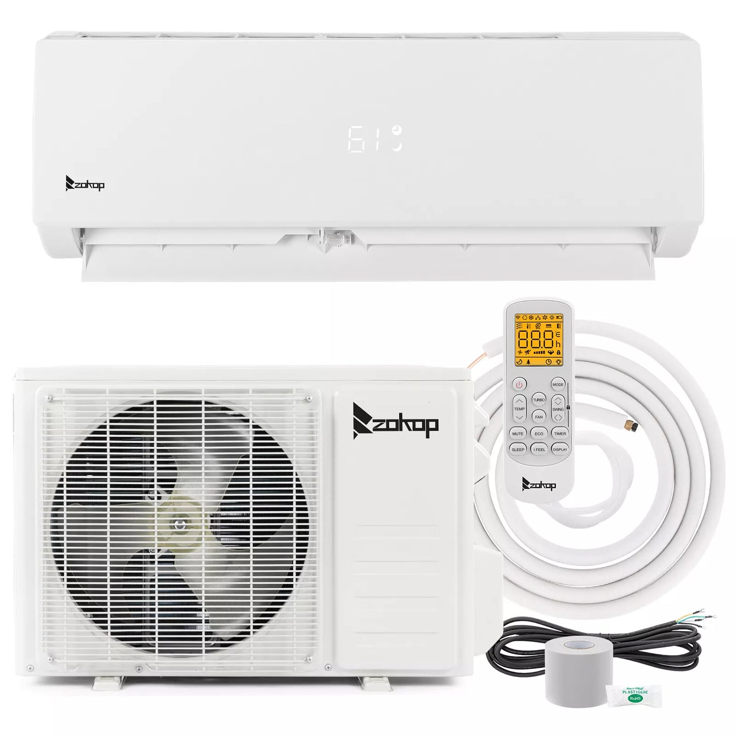 18000 BTU Mini Split Heat Pump Air Conditioner