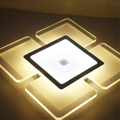 Thin Square Flush Mount Ceiling Light