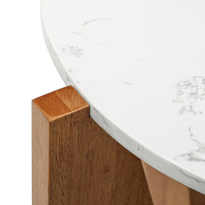 Morse Marble Nightstand Table