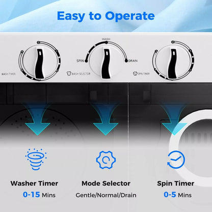 4.5KG Portable Washing Machine & Spin Dryer