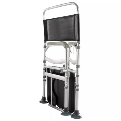 Elderly Commode Shower Chair With Arms