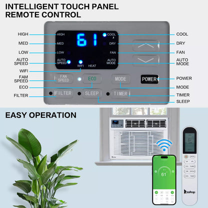 12000 BTU Window Heat Pump Air Conditioner