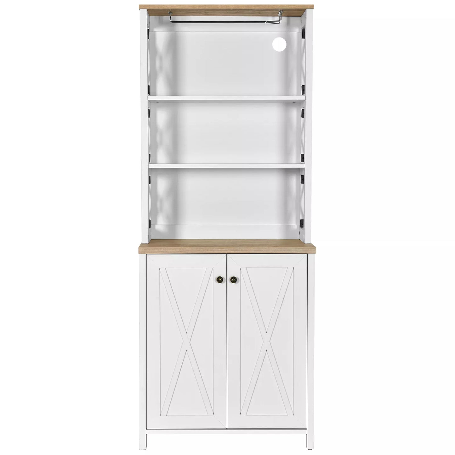 Thalia Kitchen Pantry Cabinet Hutch