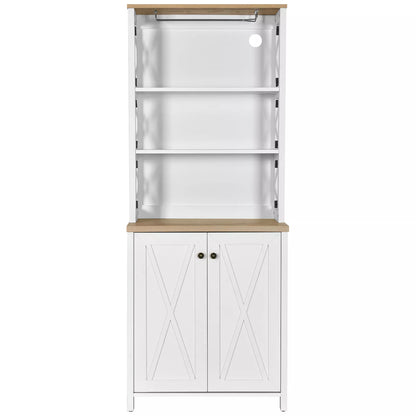 Thalia Kitchen Pantry Cabinet Hutch