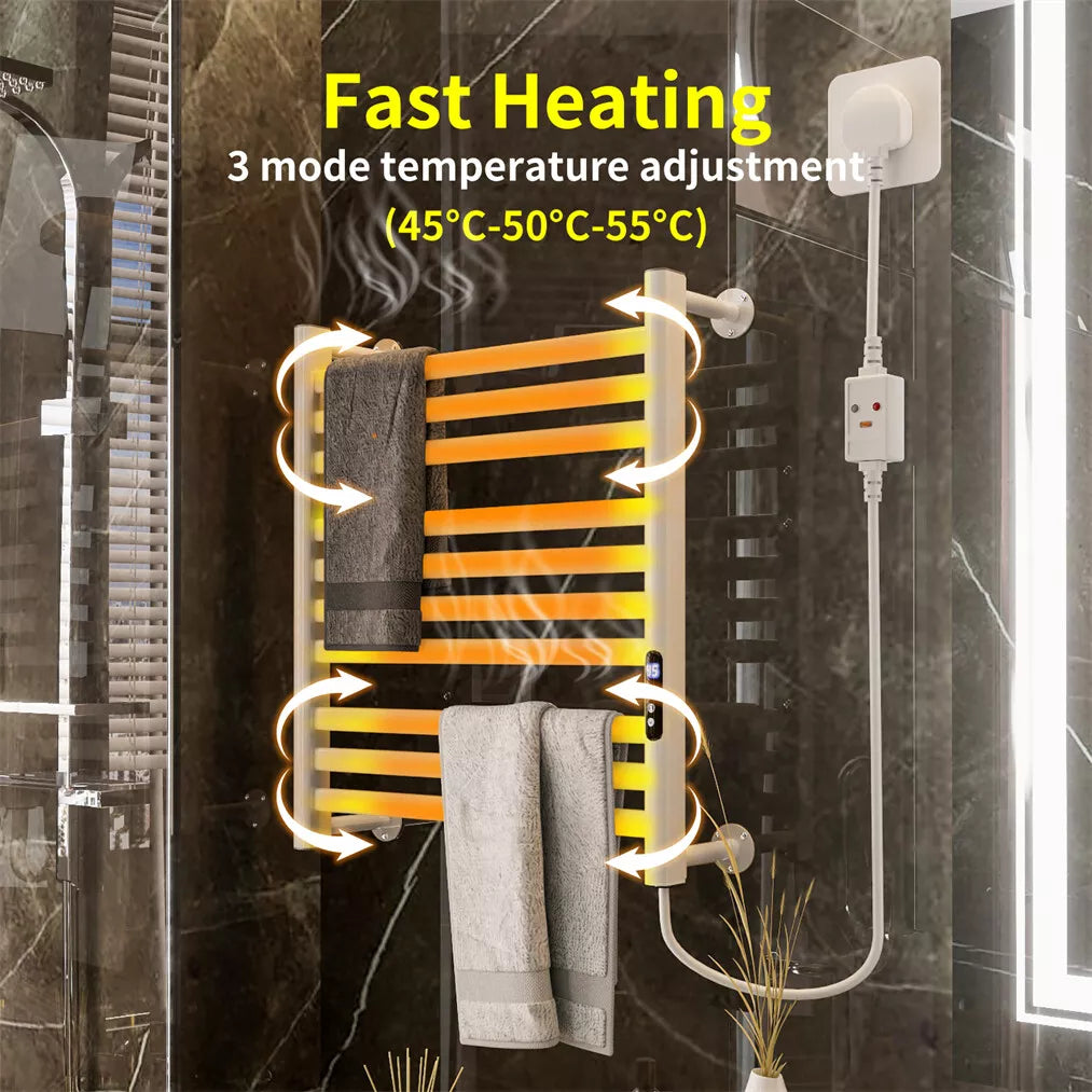 Bathroom Heated Towel Warmer Rack