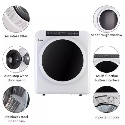 13lbs Portable Tumble Dryer Machine