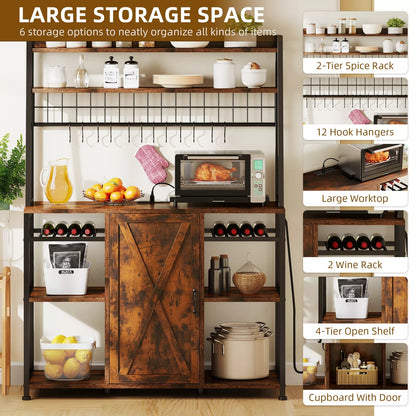 Austin Bennet Rack Austin Bakers Rack With Cabinet – Canva Home