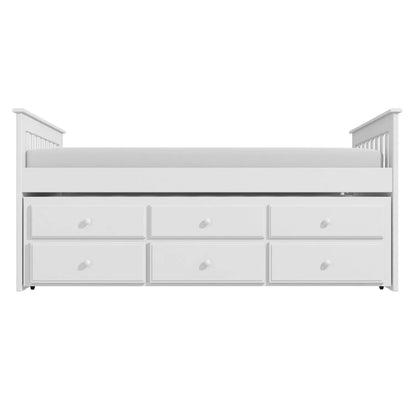 Jada Single Trundle Bed With Pull Out