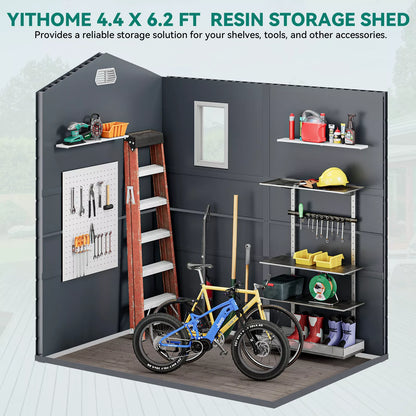 4x6 Outdoor Utility Storage Shed