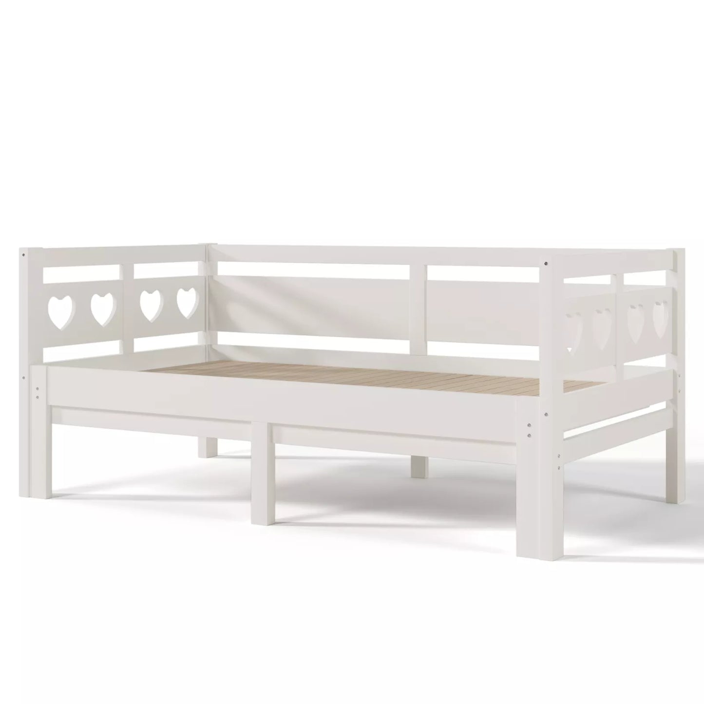 Carl White Twin Trundle Daybed