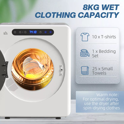 8KG Electric Vented Tumble Dryer