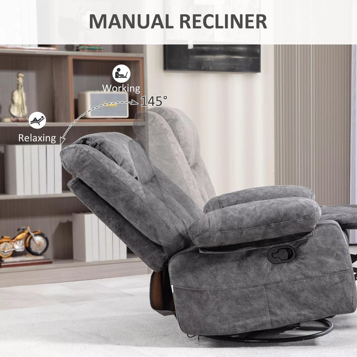 Pugh Oversized Wide Recliner Chair