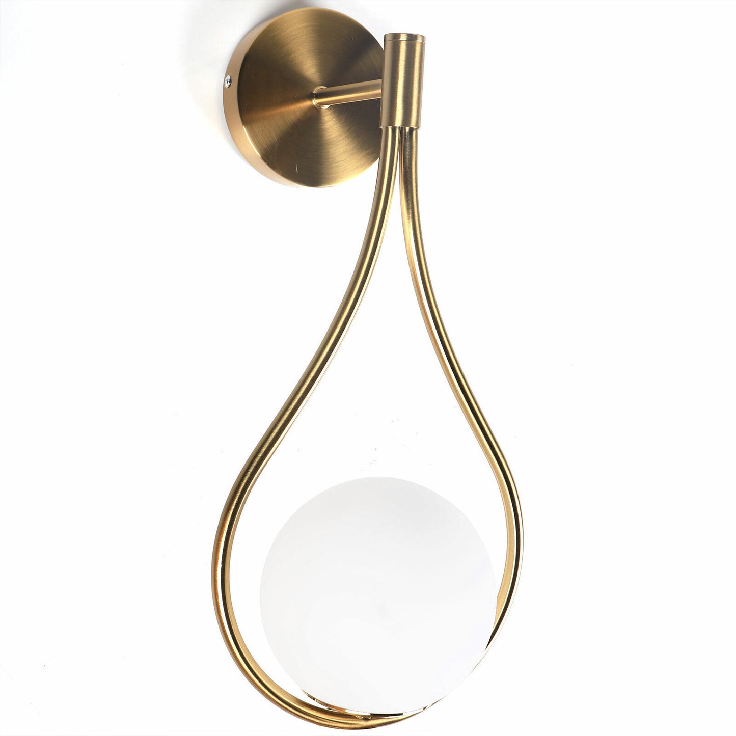 Hook Globe Modern Wall Scone Light