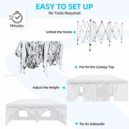 10x20 Outdoor Gazebo Canopy