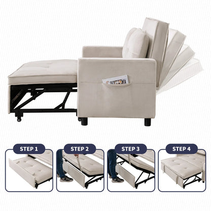 Pull Out Convertible Futon Sofa Bed